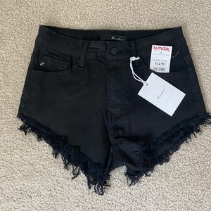 NWT Black Denim Shorts